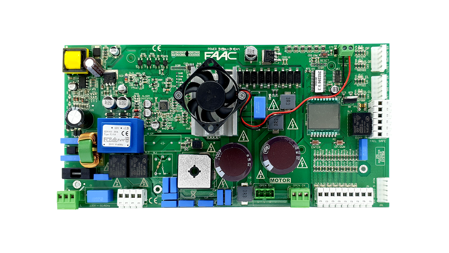 Centrale di comando con inverter per apricancello industriali